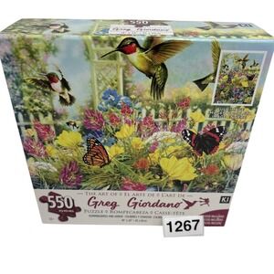KI Puzzles  The Art Of Greg‎ Giordano Humming & Arbor 550 Piece  18"x24"Jigsaw P